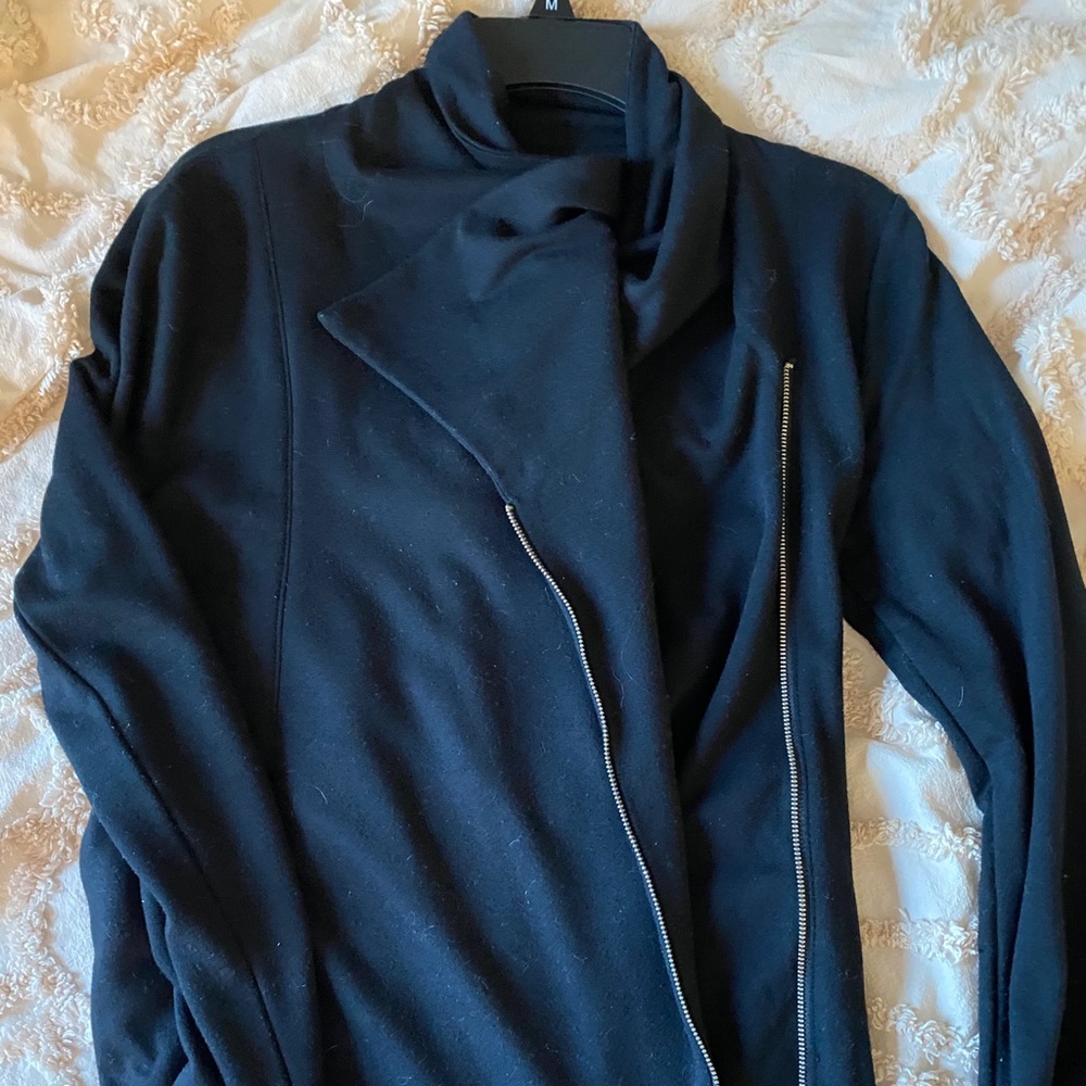 Black sweater jacket